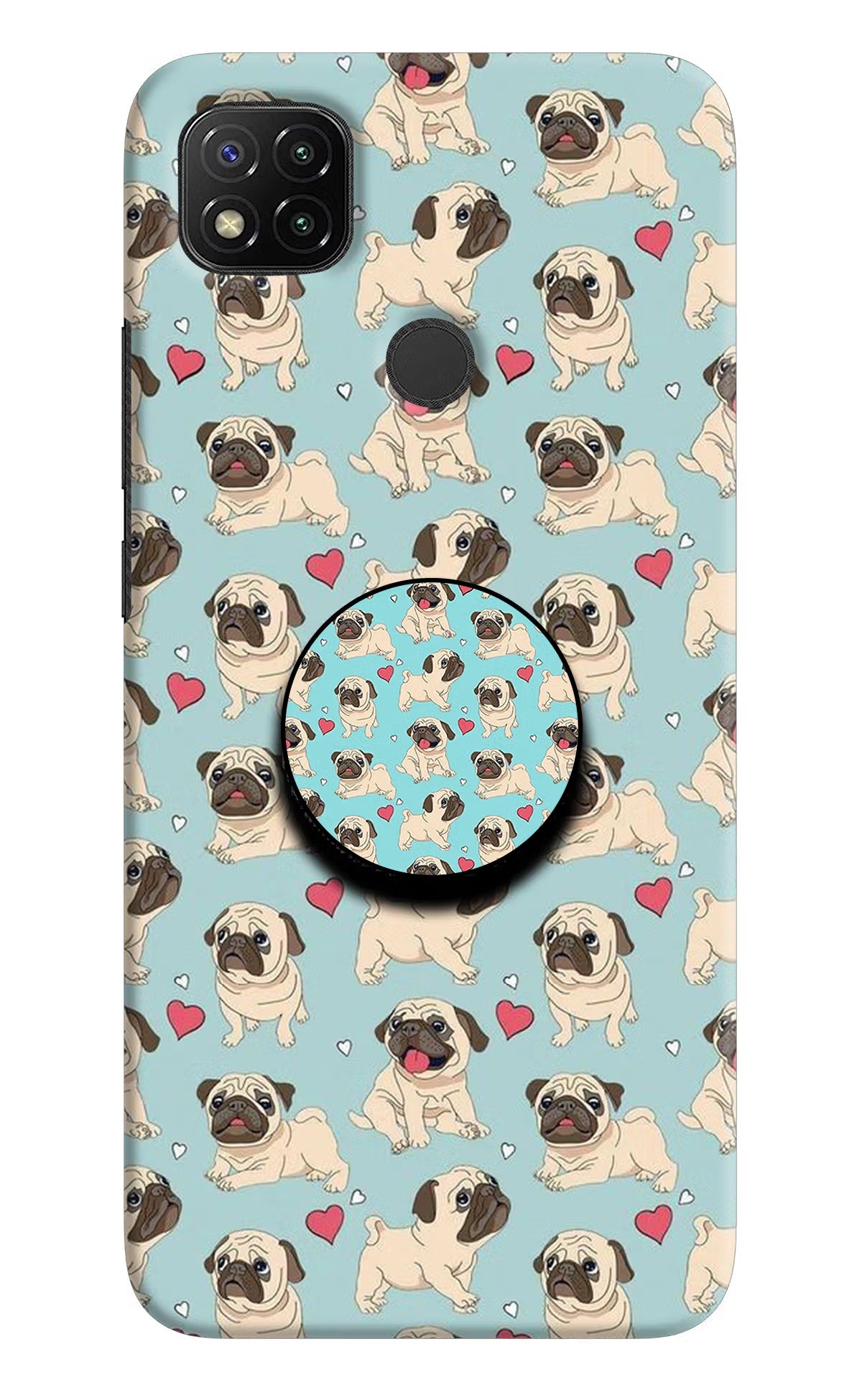 Pug Dog Redmi 9 Pop Case by Casekaro