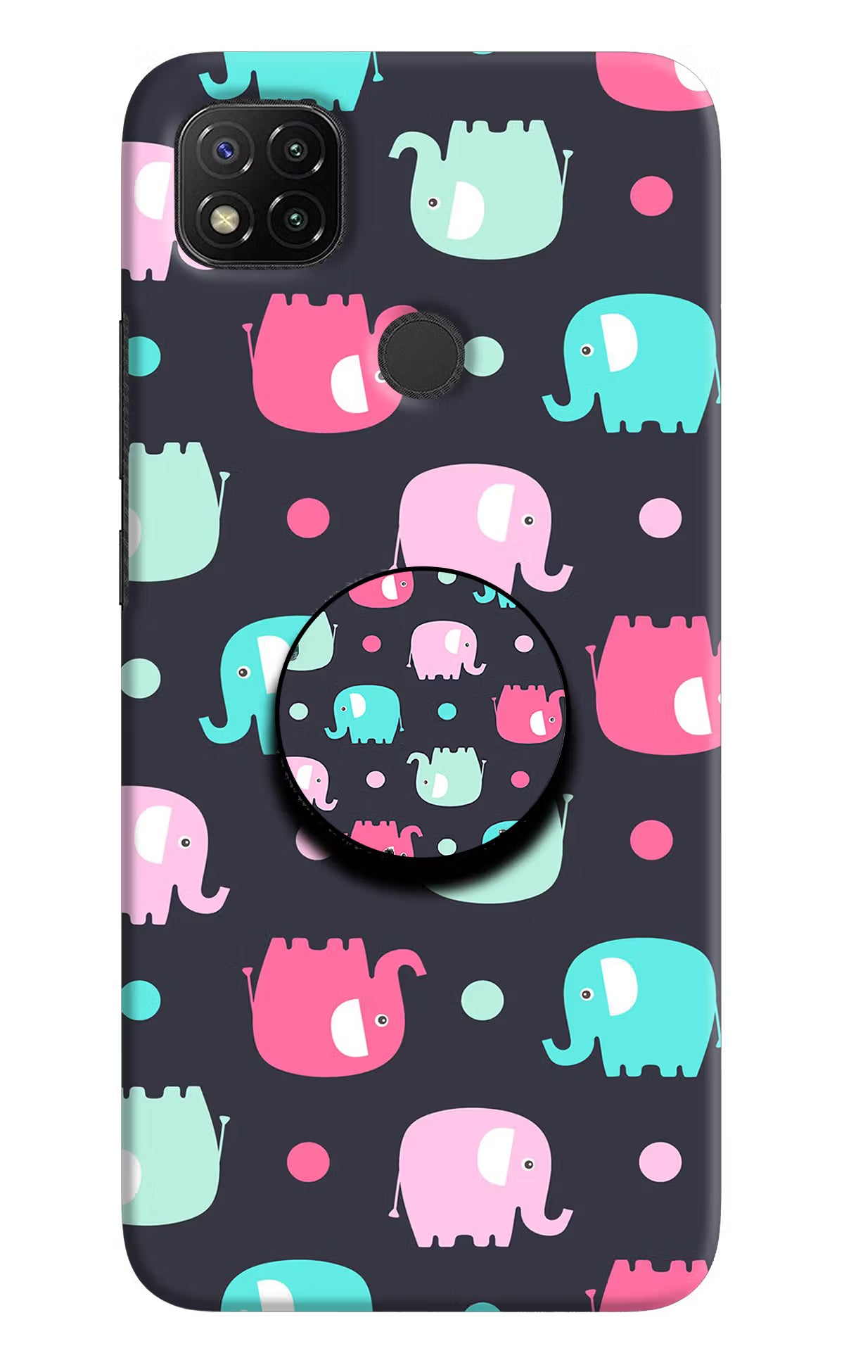 Baby Elephants Redmi 9 Pop Case by Casekaro