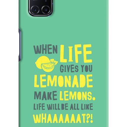 Quote Oppo A52 Hard Case Back Cover by Casekaro
