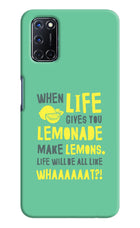 Quote Oppo A52 Hard Case Back Cover by Casekaro