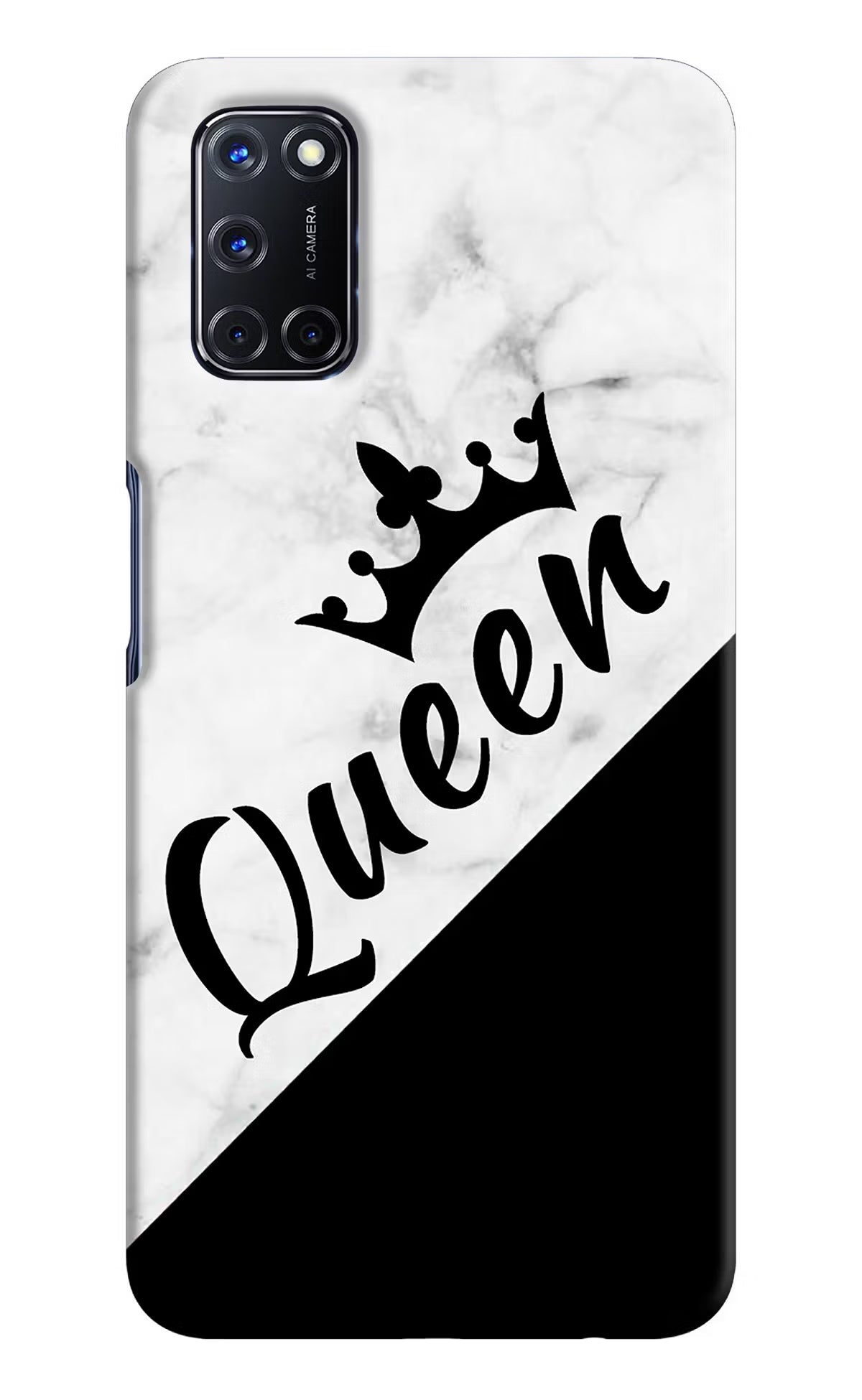 Queen Oppo A52 Hard Case Back Cover by Casekaro