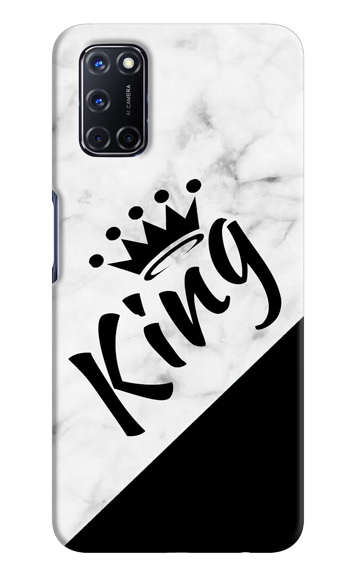 King Oppo A52 Hard Case Back Cover by Casekaro