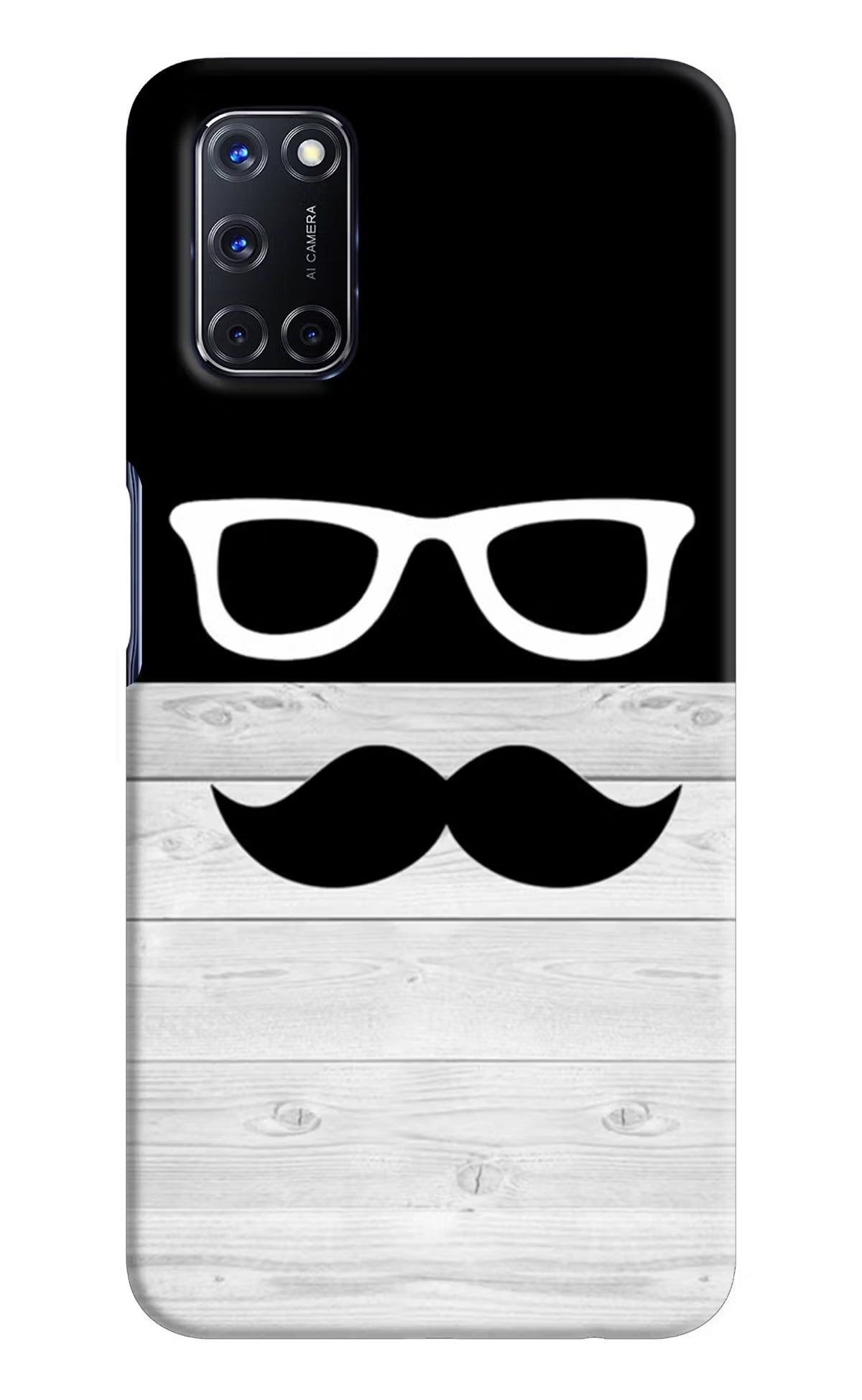 Mustache Oppo A52 Hard Case Back Cover by Casekaro