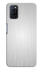 Wooden Grey Texture Oppo A52 Hard Case Back Cover by Casekaro