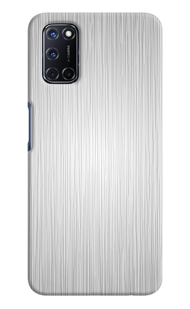 Wooden Grey Texture Oppo A52 Hard Case Back Cover by Casekaro