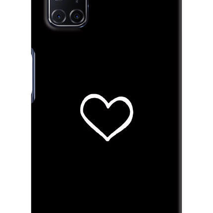 Heart Oppo A52 Hard Case Back Cover by Casekaro