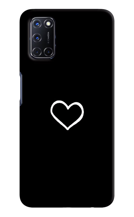 Heart Oppo A52 Hard Case Back Cover by Casekaro