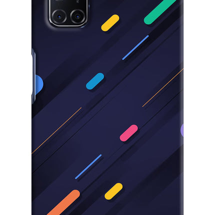 Abstract Design Oppo A52 Hard Case Back Cover by Casekaro