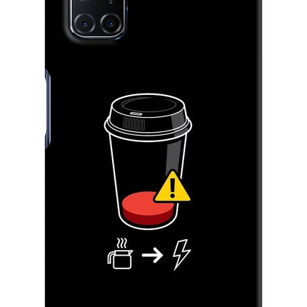 Coffee Oppo A52 Hard Case Back Cover by Casekaro