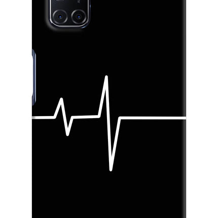 Heart Beats Oppo A52 Hard Case Back Cover by Casekaro