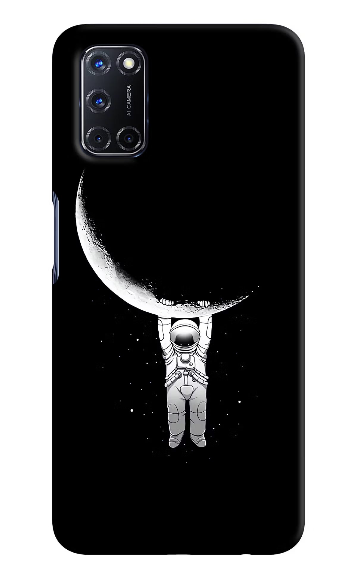 Moon Space Oppo A52 Hard Case Back Cover by Casekaro