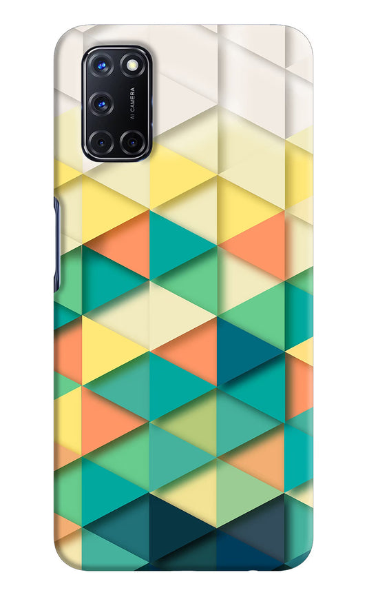 Abstract Oppo A52 Hard Case Back Cover by Casekaro