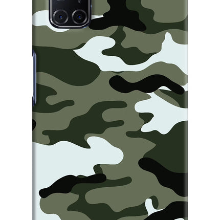 Camouflage Oppo A52 Hard Case Back Cover by Casekaro