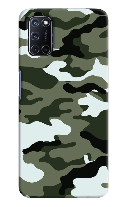 Camouflage Oppo A52 Hard Case Back Cover by Casekaro