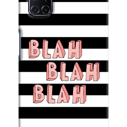 Blah Blah Blah Oppo A52 Hard Case Back Cover by Casekaro