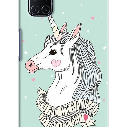 Unicorn Wallpaper Oppo A52 Hard Case Back Cover by Casekaro