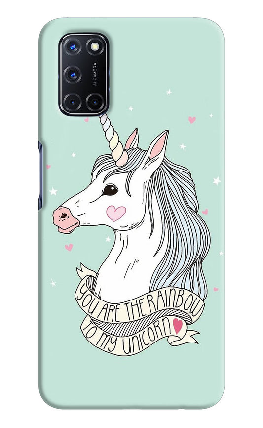 Unicorn Wallpaper Oppo A52 Hard Case Back Cover by Casekaro