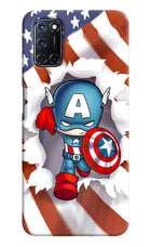Captain America Oppo A52 Hard Case Back Cover by Casekaro