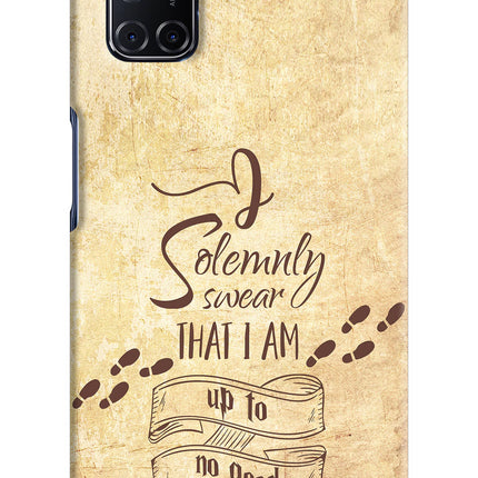 I Solemnly swear that i up to no good Oppo A52 Hard Case Back Cover by Casekaro