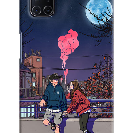 Chilling Couple Oppo A52 Hard Case Back Cover by Casekaro