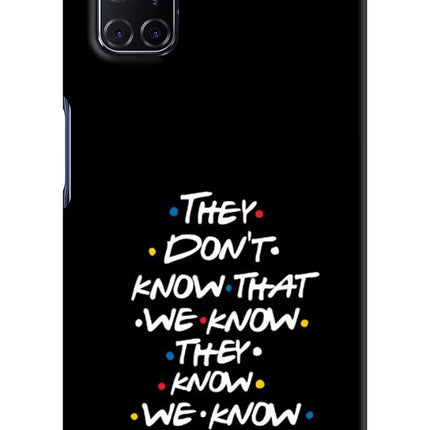 FRIENDS Dialogue Oppo A52 Hard Case Back Cover by Casekaro