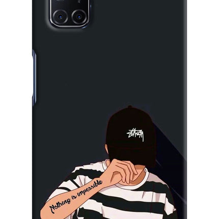 Aesthetic Boy Oppo A52 Hard Case Back Cover by Casekaro
