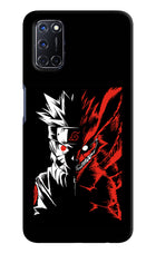 Naruto Two Face Oppo A52 Hard Case Back Cover by Casekaro
