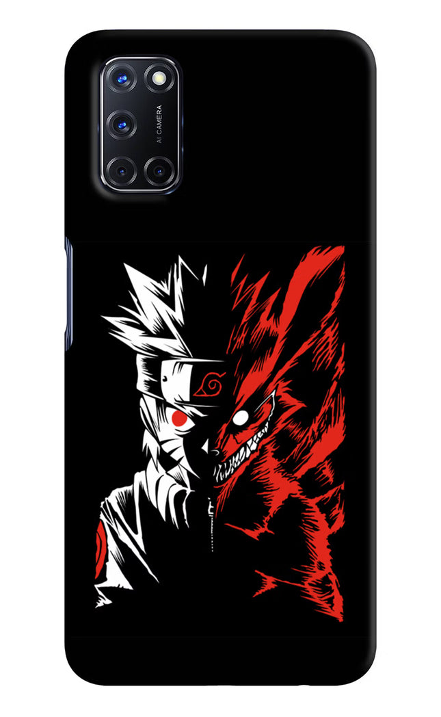 Naruto Two Face Oppo A52 Hard Case Back Cover by Casekaro