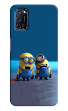 Minion Laughing Oppo A52 Hard Case Back Cover by Casekaro