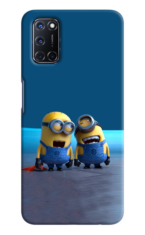 Minion Laughing Oppo A52 Back Cover