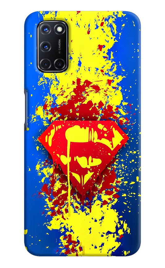 Superman logo Oppo A52 Hard Case Back Cover by Casekaro