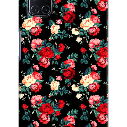 Rose Pattern Oppo A52 Hard Case Back Cover by Casekaro