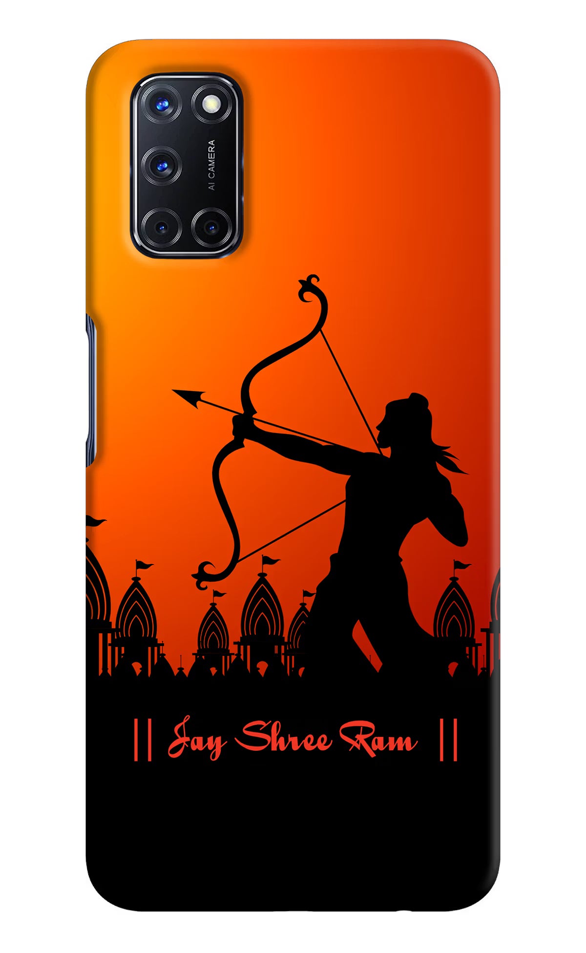Lord Ram - 4 Oppo A52 Hard Case Back Cover by Casekaro