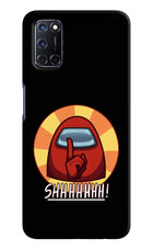 Among Us Shhh! Oppo A52 Hard Case Back Cover by Casekaro