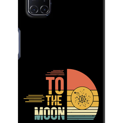 To the Moon Oppo A52 Hard Case Back Cover by Casekaro