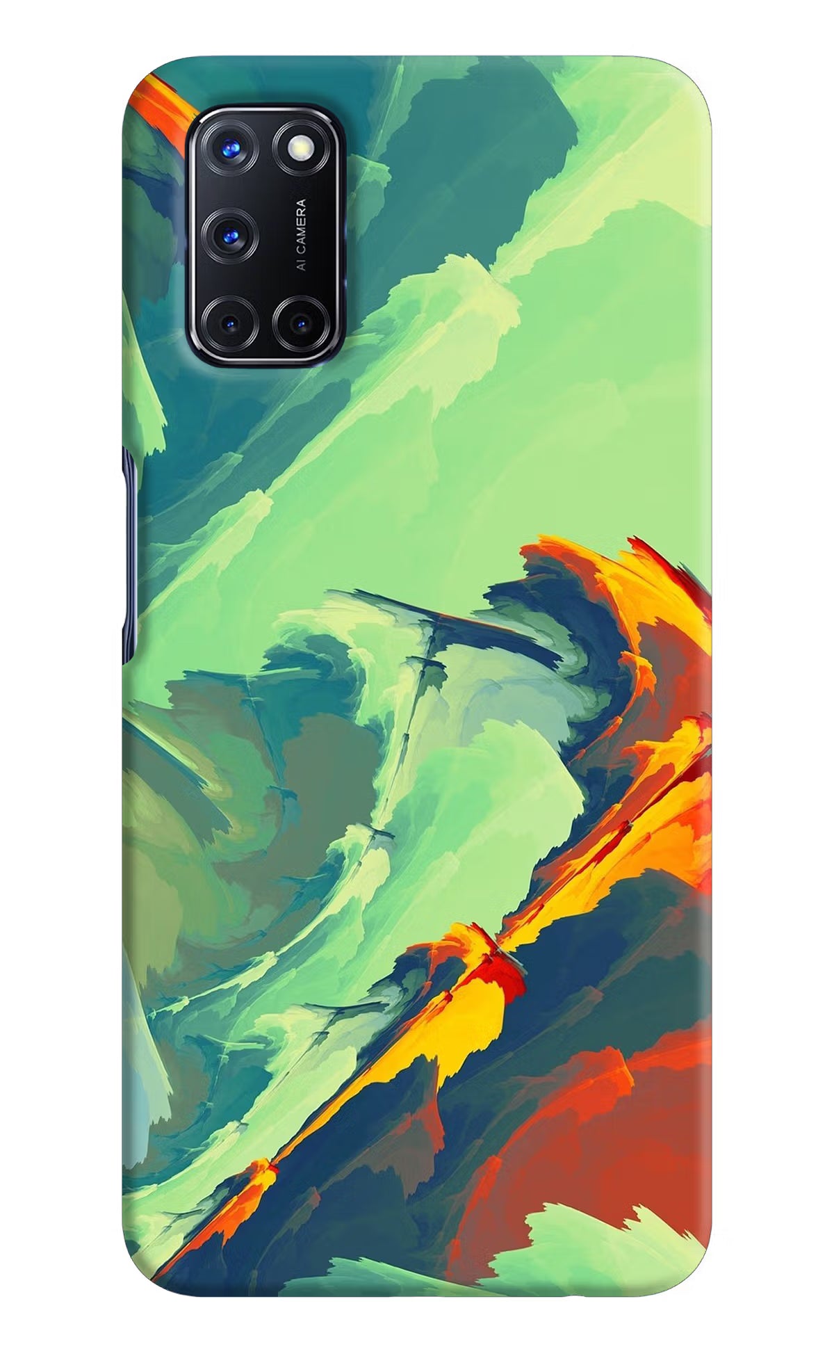 Paint Art Oppo A52 Hard Case Back Cover by Casekaro