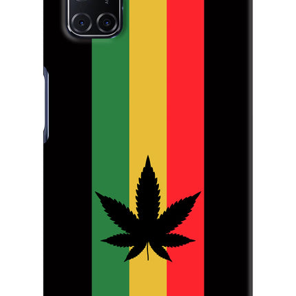 Weed Flag Oppo A52 Hard Case Back Cover by Casekaro