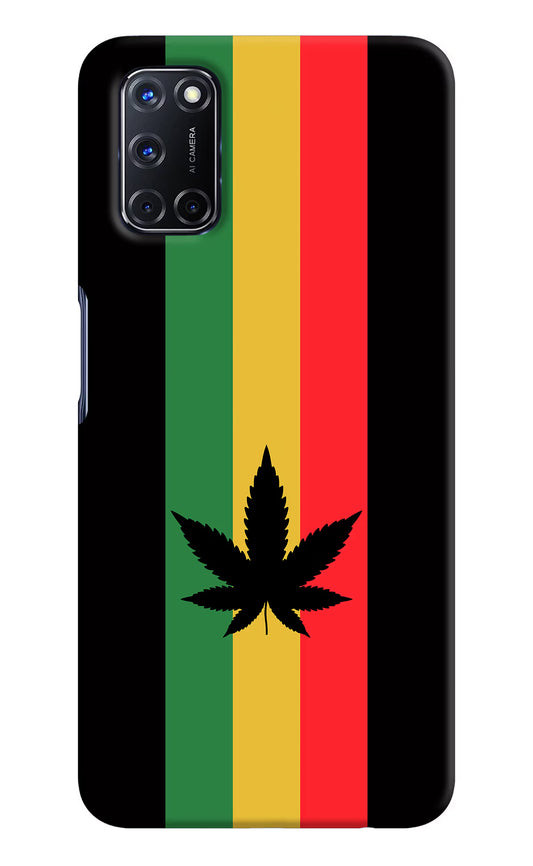 Weed Flag Oppo A52 Hard Case Back Cover by Casekaro