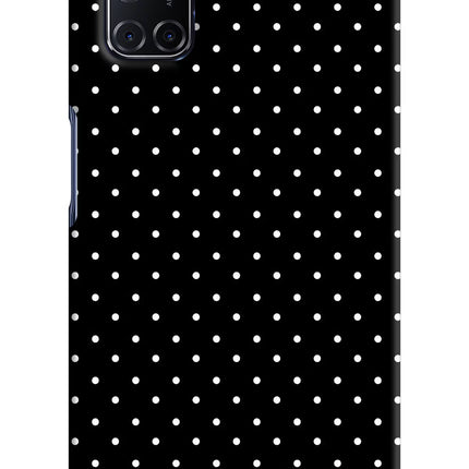 White Dots Oppo A52 Hard Case Back Cover by Casekaro