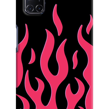 Fire Flames Oppo A52 Hard Case Back Cover by Casekaro