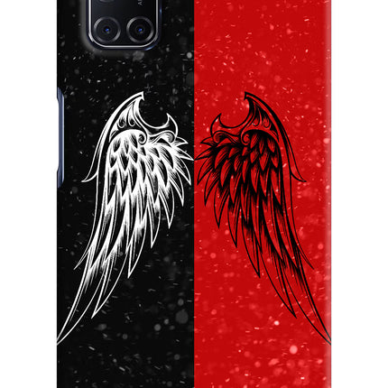 Wings Oppo A52 Hard Case Back Cover by Casekaro