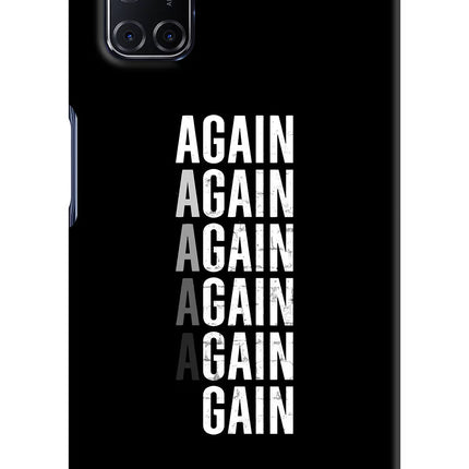 Again Again Gain Oppo A52 Hard Case Back Cover by Casekaro