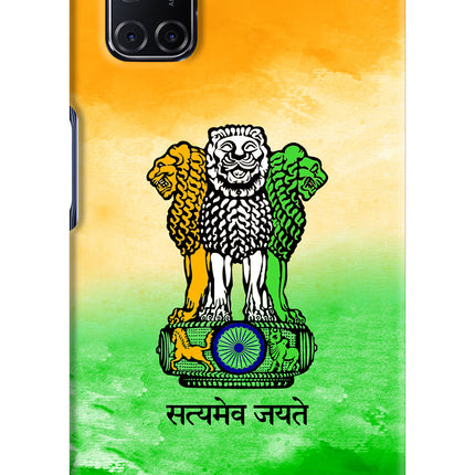 Satyamev Jayate Flag Oppo A52 Hard Case Back Cover by Casekaro