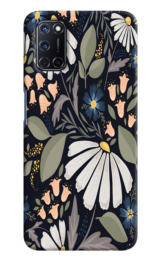 Flowers Art Oppo A52 Hard Case Back Cover by Casekaro