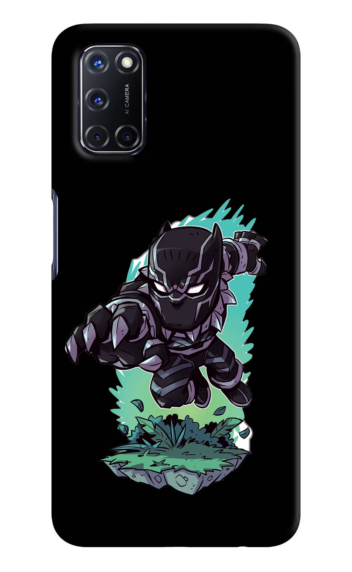 Black Panther Oppo A52 Hard Case Back Cover by Casekaro