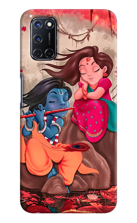 Radhe Krishna Oppo A52 Back Cover
