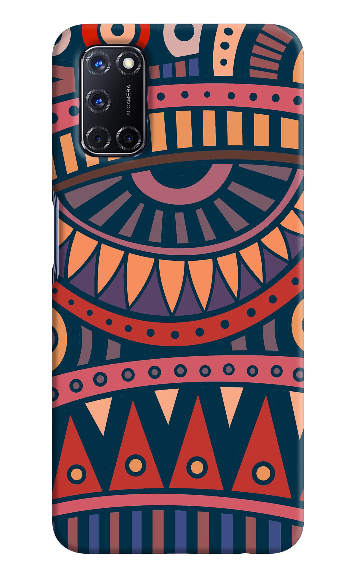 African Culture Design Oppo A52 Hard Case Back Cover by Casekaro