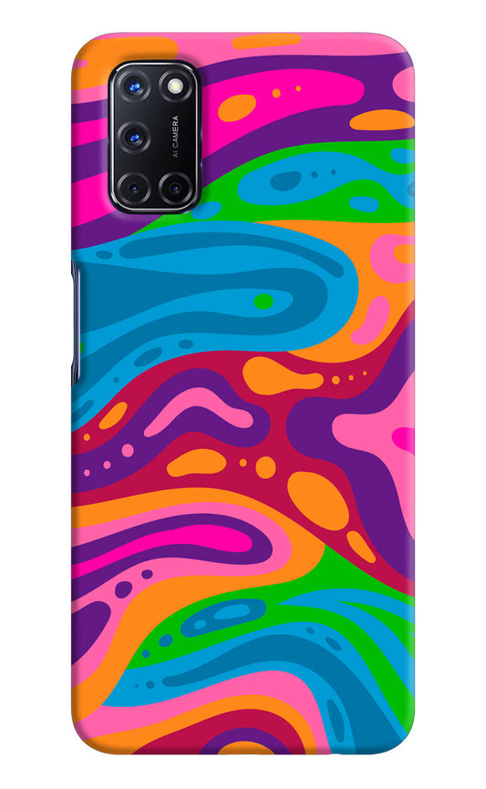 Trippy Pattern Oppo A52 Hard Case Back Cover by Casekaro