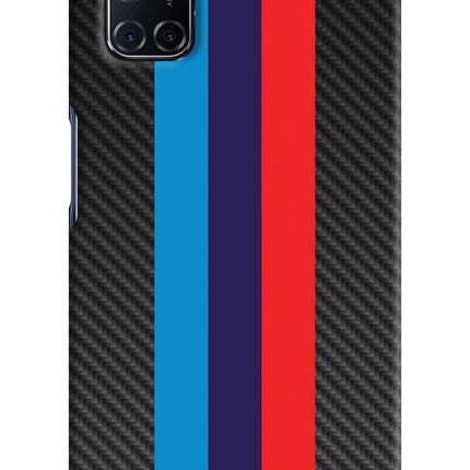 BMW Stripes Pattern Oppo A52 Hard Case Back Cover by Casekaro