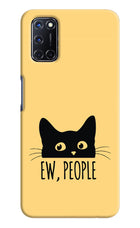 Ew People Catitude Oppo A52 Hard Case Back Cover by Casekaro